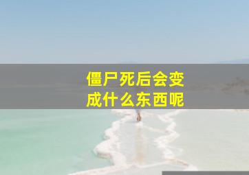 僵尸死后会变成什么东西呢