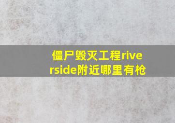 僵尸毁灭工程riverside附近哪里有枪