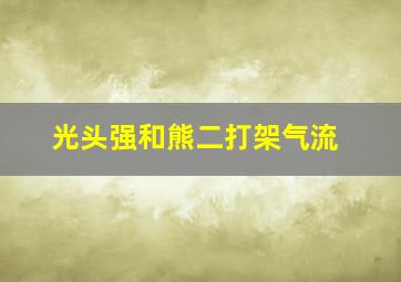 光头强和熊二打架气流