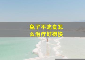 兔子不吃食怎么治疗好得快