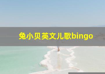 兔小贝英文儿歌bingo