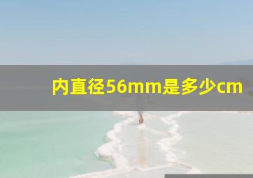 内直径56mm是多少cm