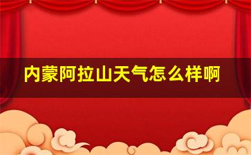 内蒙阿拉山天气怎么样啊