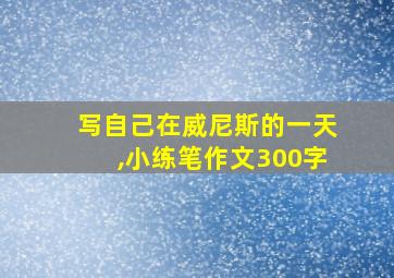 写自己在威尼斯的一天,小练笔作文300字