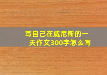 写自己在威尼斯的一天作文300字怎么写