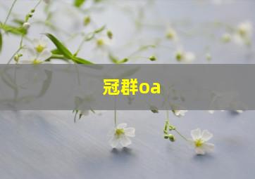 冠群oa