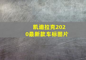 凯迪拉克2020最新款车标图片