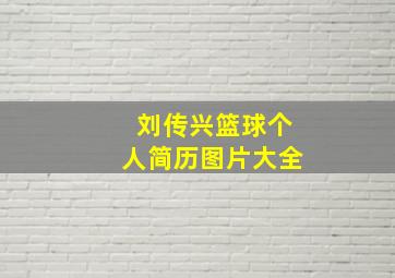 刘传兴篮球个人简历图片大全