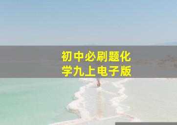 初中必刷题化学九上电子版