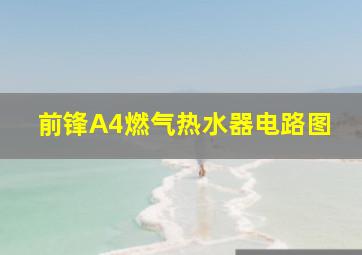 前锋A4燃气热水器电路图