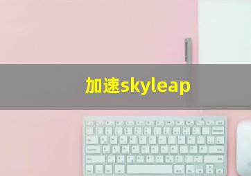 加速skyleap