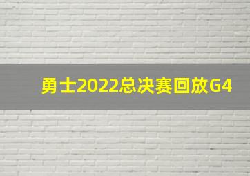 勇士2022总决赛回放G4