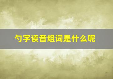 勺字读音组词是什么呢