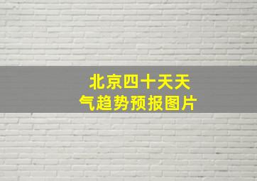 北京四十天天气趋势预报图片