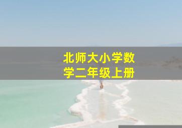 北师大小学数学二年级上册