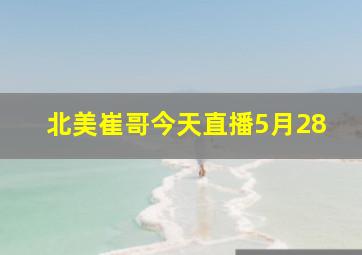 北美崔哥今天直播5月28