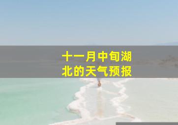 十一月中旬湖北的天气预报