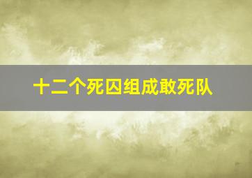 十二个死囚组成敢死队