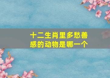 十二生肖里多愁善感的动物是哪一个