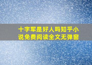 十字军是好人吗知乎小说免费阅读全文无弹窗