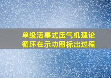 单级活塞式压气机理论循环在示功图标出过程