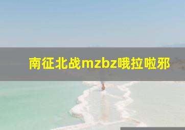 南征北战mzbz哦拉啦邪