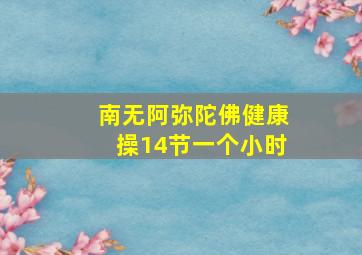 南无阿弥陀佛健康操14节一个小时