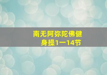 南无阿弥陀佛健身操1一14节