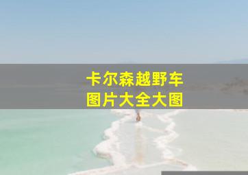 卡尔森越野车图片大全大图