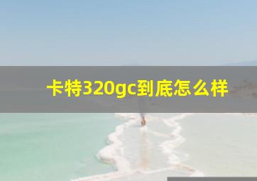 卡特320gc到底怎么样