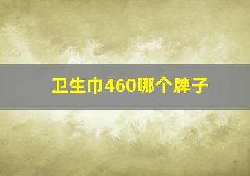 卫生巾460哪个牌子