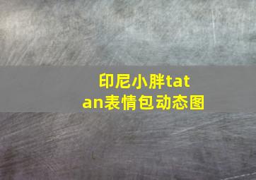 印尼小胖tatan表情包动态图