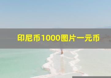 印尼币1000图片一元币