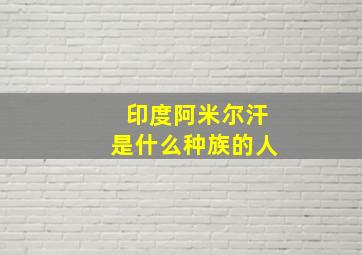 印度阿米尔汗是什么种族的人