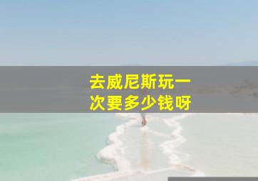 去威尼斯玩一次要多少钱呀