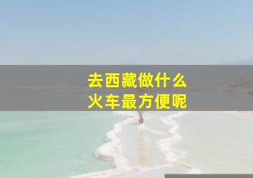 去西藏做什么火车最方便呢