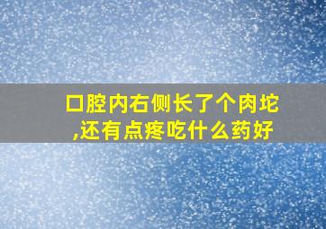 口腔内右侧长了个肉坨,还有点疼吃什么药好