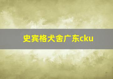 史宾格犬舍广东cku