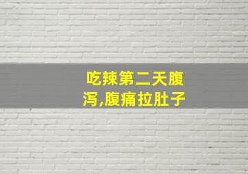 吃辣第二天腹泻,腹痛拉肚子