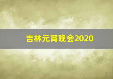 吉林元宵晚会2020