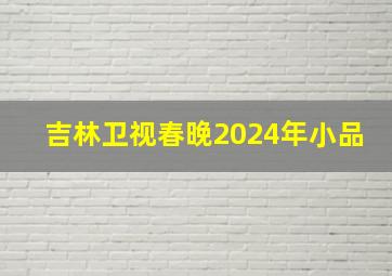 吉林卫视春晚2024年小品