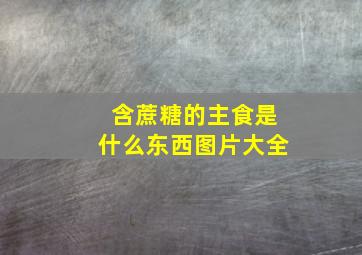 含蔗糖的主食是什么东西图片大全