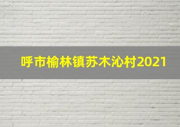 呼市榆林镇苏木沁村2021