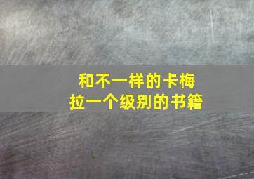 和不一样的卡梅拉一个级别的书籍