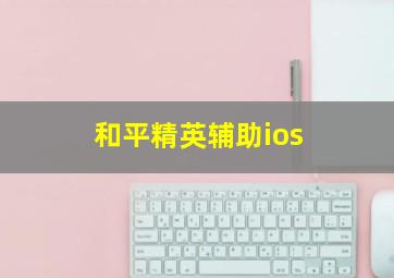 和平精英辅助ios