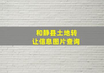 和静县土地转让信息图片查询