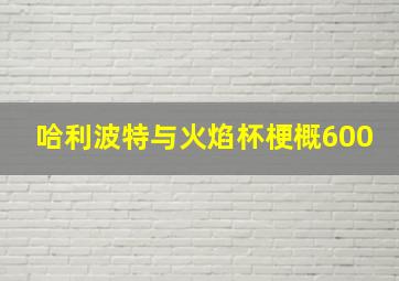 哈利波特与火焰杯梗概600