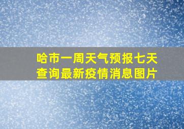 哈市一周天气预报七天查询最新疫情消息图片