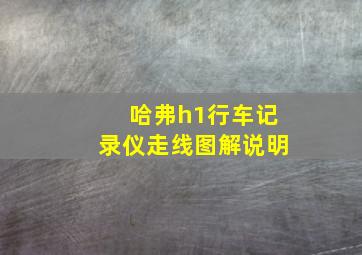 哈弗h1行车记录仪走线图解说明