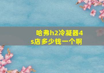 哈弗h2冷凝器4s店多少钱一个啊